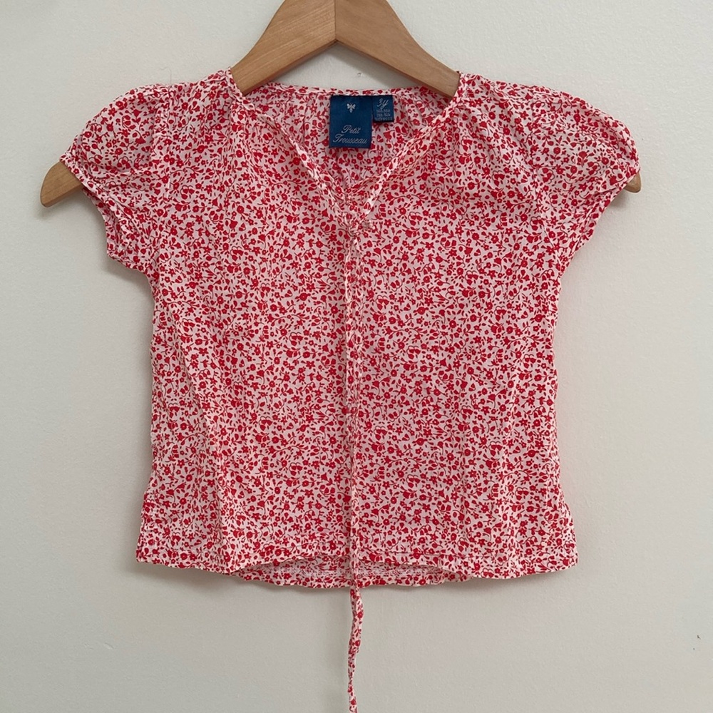 Petit Trousseau floral top Size 3T